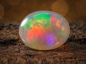 โอปอลเวโลไฟ 5.85 กะรัต พลอยธรรมชาติ ไม่มีการเจียระไน สีขาว พรีเมียม หินประจำเดือนตุลาคม ได้รับการรับรองจากผู้ตรวจสอบบุคคลที่สาม - Product Image 2