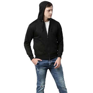 Ensemble de survêtement athlétique deux pièces pour homme en coton personnalisé avec fermeture éclair, sweat-shirt et pantalon de jogging, idéal pour la gym, l'entraînement et la course à pied, option OEM - Product Image 4