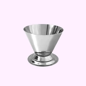 Stainless Steel Dessert Bowl Handcrafted <b>Ice</b> <b>Cream</b> Cup For Hotels & Home Decor Food Safe Metal Serving Bowl - Product Image 1