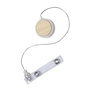 Porta Badge Sostenibile in Bambù - Accessori Alikra - Product Image 3