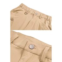 Pantalon cargo en coton tricoté fin de haute qualité, respirant et à séchage rapide, pour homme, idéal pour les activités de plein air