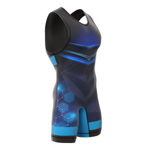 2025 Made in Pakistan Gym Wear Wrestling Singlets Sublimated Printing Singlets for Sale - Product Image 2