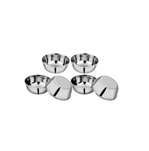 Cuenco clásico de acero inoxidable para servir con acabado elegante, perfecto para restaurantes, hoteles, hogares, cocinas y fotografía de alimentos - Product Image 3