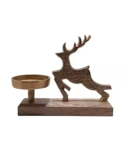 2025 nouveauté décor de noël Style bougeoir en métal pour la décoration de la maison bougeoir en métal fabricant et exportateur - Product Image 2
