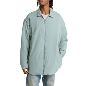 Fashion <b>Men's</b> Casual Jackets <b>Corduroy</b> Button Down <b>Shirts</b> Slim Fit Long Sleeve Jacket Coat with Pocket - Product Image 2