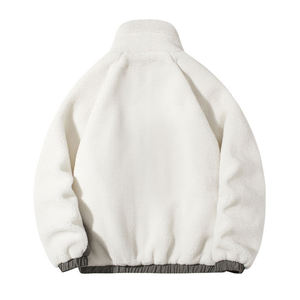 mountain <b>fur</b> <b>jacket</b> blank casual fleece <b>jackets</b> <b>men</b>, streetwear sherpa <b>jacket</b> - Product Image 2