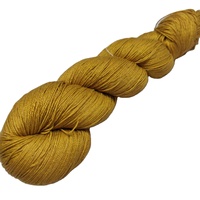 Maharaja 100% fil de soie brute de mûrier blanc Anti-Style GUN broderie tricot à la main OEM disponible pour le tissage de la soie 100%