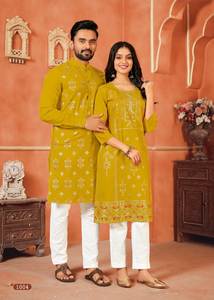 Wedding& Party Wear 100% Pure Cotton Silk Digital Printed Men and Women Special Online Sale for <b>Indian</b> & <b>Pakistani</b> <b>Clothing</b> - Product Image 6