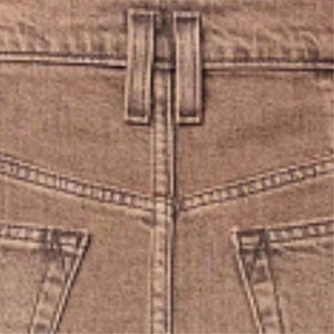 Short en jean pour femme Marron Jeans 100% Coton Style décontracté, Short droit écologique pour femme - Product Image 4