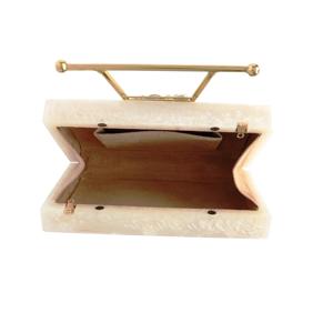 Pochette à main en résine faite à la main pour dames bleues meilleure pochette personnalisée en résine artisanale indienne pour femmes sacs fourre-tout promotionnels - Product Image 5