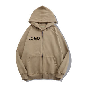 Sudadera con capucha con cremallera lavada Unisex personalizada 2025, sudadera de doble capa de felpa francesa de lana de Color sólido para hombres para el invierno - Product Image 4