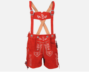 High Quality Breathable Oktoberfest Bavarian Lederhosen <b>Shorts</b> for <b>Women</b> - Product Image 1