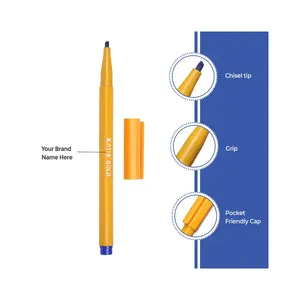 Оптовая цена, высокопроизводительные перманентные синие маркеры для продажи, лидер продаж, маркеры для эскизов разных цветов чернил
