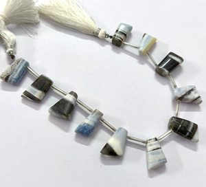 Opale avec brins de perles de calcédoine meilleure fabrication de bijoux de haute qualité brins de perles en vrac brins de perles lâches de pierres précieuses - Product Image 2