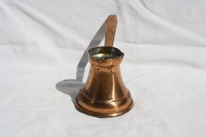 Cafetera Turca Rústica de Cobre Antiguo, Vajilla Vintage de Latón, Taza de Café, Decoración de Mesa para el Hogar, Cocina, Restaurante, Hotel, Fiesta - Product Image 2