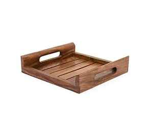 Plateau de service rectangulaire élégant en bois de manguier pour le fromage, le café, le thé et les plateaux décoratifs de fruits - Product Image 3