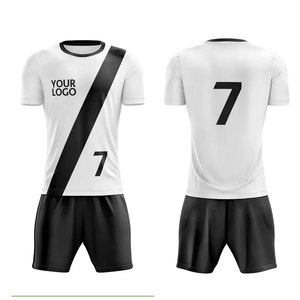 Maillot de football haute visibilité, nouveau style, couleur unie, taille personnalisée, tenue d'équipe, tendance, uniforme de football durable - Product Image 6