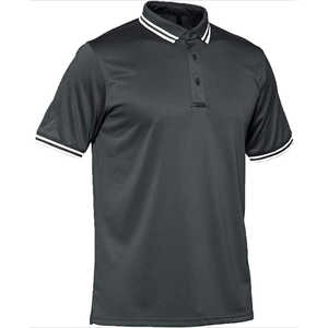 Camiseta de polo personalizada de secado rápido para hombre, camiseta de manga corta elástica de poliéster 100% sólida tácticos para deportes al aire libre - Product Image 5