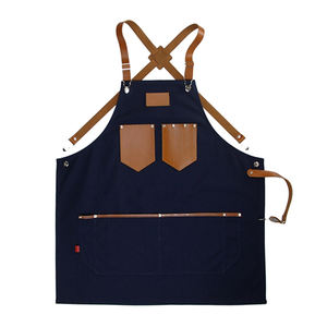 Comfortable and Durable Leather Waist <b>Apron</b> for Heavy Duty Work Cross Back Strap Design for Barber and Cleaning Tool - Product Image 5