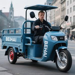 Frais en stock 60v Tricycle de ramassage de cargaison électrique fourni par l'usine-Transport de livraison à forte capacité de charge prêt à expédier - Product Image 2