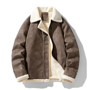Chaqueta de Cuero Genuino de Invierno Más Vendida, Chaqueta de Cuero Granulado con Capucha Hecha a Medida, Estilo Contorneado, a un Precio Razonable - Product Image 6