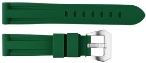 JD6082 Green Waterproof Durable Sports Unisex Smart <b>Watch</b> Band Soft Light Silicone Custom Logo Stainless Steel Buckle 20-26mm - Product Image 2