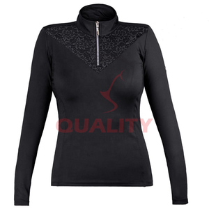 Camisa de compresión transpirable para montar a caballo, capa Base térmica, ropa ecuestre que ofrece calidez, comodidad, flexibilidad perfecta - Product Image 1