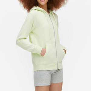 Sweats à capuche en coton vierge avec logo personnalisé en éponge française à épaules tombantes pour hommes et femmes en coton épais et surdimensionné - Product Image 2