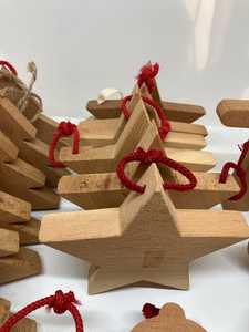 ไม้แขวนดาวคริสต์มาสตกแต่งแขวนตกแต่งคริสต์มาสตกแต่งสำหรับการตกแต่งภายในและกลางแจ้ง - Product Image 6