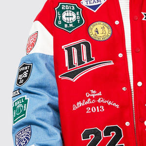 แจ็คเก็ตวาร์ซิตี้ขนแกะคุณภาพสูง ป้องกันแบคทีเรีย สำหรับผู้ชายและผู้หญิง สไตล์ใหม่ คอตั้ง มีทุกขนาดและสี - Product Image 3