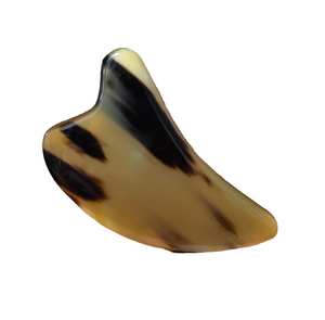 Masseur de visage en corne de buffle personnalisé Gua Sha Board pour le lifting du visage grattage outil de Massage naturel Gua Sha grattage - Product Image 1