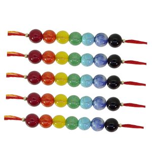 NOVAMART Fine Arihant <b>Gems</b> and Jewels 7 Chakra Energetic Healing <b>Stone</b> Rakhi Crystal <b>Bracelets</b> & Bangles for Brothers Wholesale - Product Image 3
