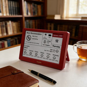 Hub d'information tout-en-un, affichage multi-cartes, classements sportifs, prix des actions, rappel de vacances automatique, écran intelligent Wi-<span class=keywords><strong>Fi</strong></span> E-Paper 7 pouces - Product Image 2