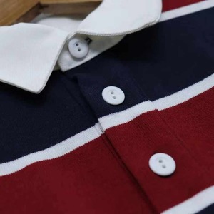 Custom <b>Rugby</b> Team Wear Stripe Long Sleeve Pique Polo Heavy Weight <b>Rugby</b> Football Jersey <b>for</b> Men and <b>Women</b> Sports - Product Image 5