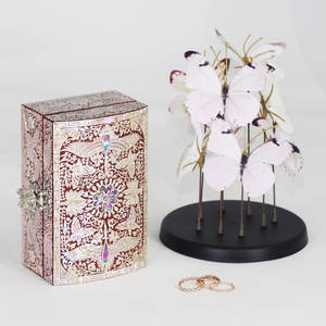 Boîte à bijoux en nacre, nouvelle, artisanat traditionnel, cadeau, rangement, antique - Product Image 4