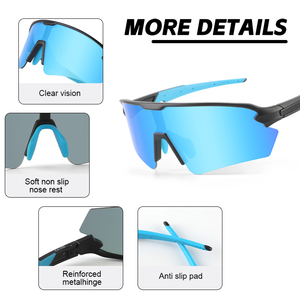 <span class=keywords><strong>Lunettes</strong></span> de soleil sportives personnalisées, protection UV400, verres photochromiques, <span class=keywords><strong>lunettes</strong></span> de cyclisme pour hommes et femmes, course à pied, baseball, livraison express - Product Image 5