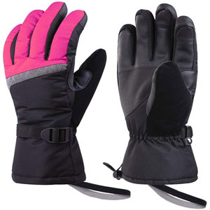 Guantes de Esquí de Piel de Cabra de Alta Calidad, Color Personalizado, Forro Suave, Antideslizantes, Impermeables, Resistentes al Viento, Dedos Completos, para Hombre - Product Image 1