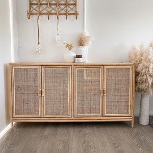 Nuevos diseños modernos gabinete de ratán hecho a mano más vendido precio más barato gabinetes de almacenamiento para Cocina - Product Image 4