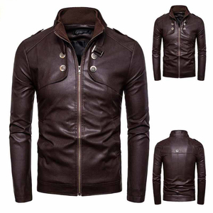 Veste en cuir pour homme de haute qualité, nouveau design, prix abordable, logo personnalisé, matériau en cuir 2025 - Product Image 4