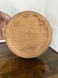 Bol à salade en bois de style bohème moderne fabriqué à la main de haute qualité poli pour servir des nouilles à soupe ustensiles de cuisine en corne sculptée - Product Image 4