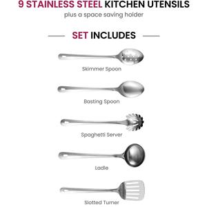 Food Serving Set in Stainless Steel with <b>Mirror</b> Finished Perfect for Elegant <b>Tabletop</b> Dining and Pasta Serving - Product Image 2