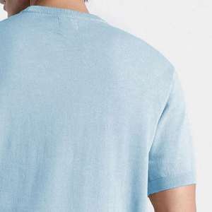 Camisetas Básicas de Color Sólido para Hombre, Cuello Redondo, Manga Corta, Algodón Suave, Uso Diario Informal, Venta al por Mayor - Product Image 3