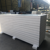 Panel de Pared Sándwich con Aislamiento Térmico de 100 mm de Espesor, Material de Construcción Ligero para la Construcción de Almacenes