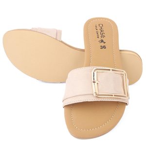 Pantuflas Elegantes para Mujer (M-901) - Beige - Product Image 6