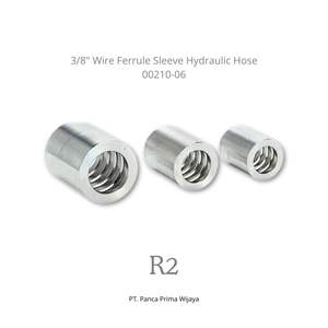 Manchon de ferule de câble R2 de haute qualité 3/8 pouce 00210-06 |   Raccord de sertissage pour tuyau hydraulique haute pression en acier au carbone, robuste, OEM - Product Image 4