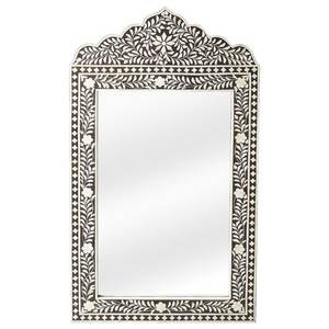 Espejo de pared de estilo moderno, marco decorativo hecho a mano de calidad sostenible, acabado decorativo con incrustaciones de hueso, decoración de pared de baño - Product Image 4