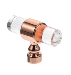 Poignée de porte en acrylique Table Bureau Armoires Poignées de tiroir Or Poignée en acrylique personnalisée et polie à la main - Product Image 6