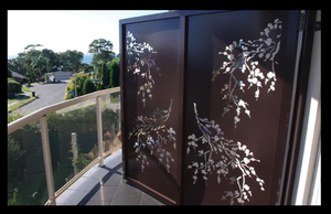 Pantalla divisora de metal Corte por láser Decorativo Corten Acero Valla de metal Corte por láser Panel de pared Partición perforada de metal - Product Image 4