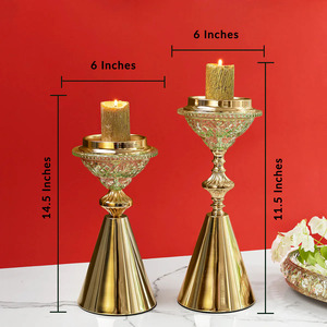 Soft Light Beautiful Decor the Best Candle Holders Creating Cozy <b>Corners</b> Candle Holders for Relaxed Vibes - Product Image 2