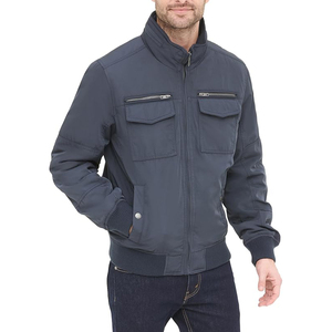 <b>Men</b> <b>Jacket</b> <b>Flight</b> Pilot Sportswear Winter Warm Soft Shell Zipper up Outdoor <b>Flight</b> Custom Stand Collar Bomber <b>Men</b> <b>Jacket</b> - Product Image 1